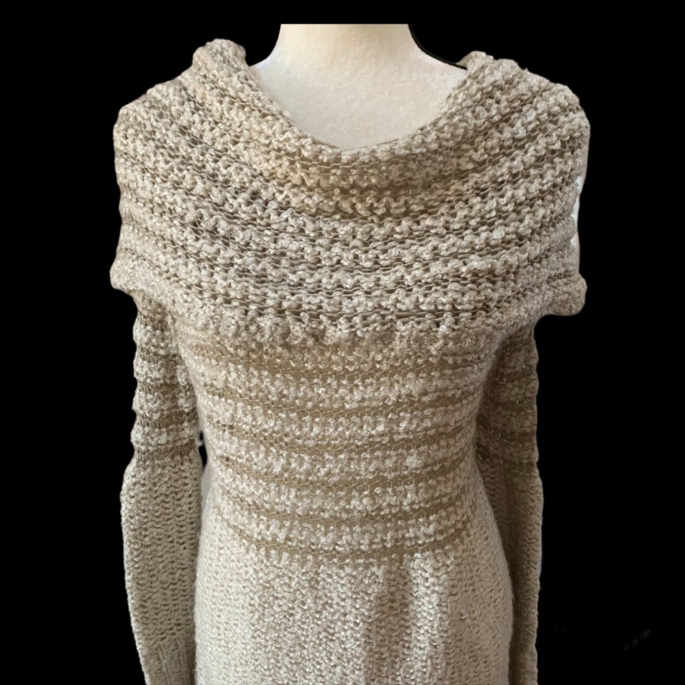 Umgee Soft Off the Shoulder Knit Dress Sz Sm - Picture 2 of 6